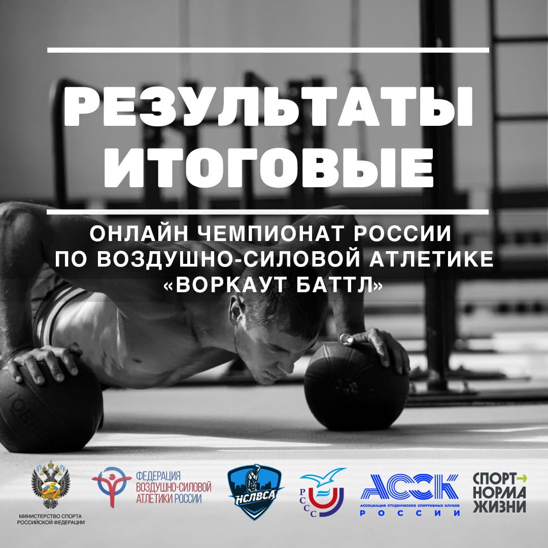 Результаты Чемпионата России среди студентов 2020